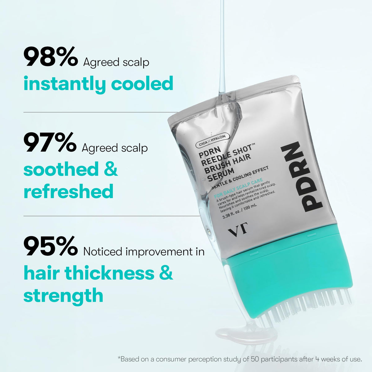 PDRN Reedle Shot Brush Hair Serum